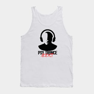 Psy Trance Addict - Black Tank Top